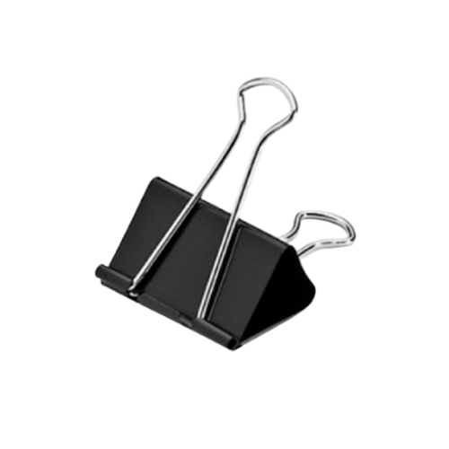 Binder Clip Black Color Daily Needs Stationery